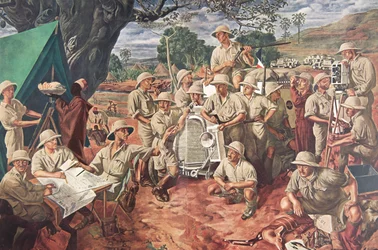 アフリカのデッサンと絵画からの遠征は、シトロエンセンターアフリカ遠征の間に実行された、2番目のミッションハートオードウィンデュブイユ、パブ。パリ、1927